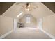 Cozy bedroom with a desk, skylight, and ceiling fan at 6106 Bent Oak Dr, Durham, NC 27705