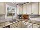 Stylish kitchen with stainless steel appliances, granite counters and modern cabinetry at 6913 Baywood Dr, Raleigh, NC 27613