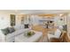 Finished basement with a seating area, dining space, bar, and stylish decor at 710 Legacy Falls S S Dr, Chapel Hill, NC 27517