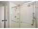 Bathroom featuring an expansive walk-in shower with frameless glass and dual shower heads at 710 Legacy Falls S S Dr, Chapel Hill, NC 27517