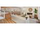 Spacious living room features hardwood floors, cozy seating, and a fireplace for a relaxing atmosphere at 710 Legacy Falls S S Dr, Chapel Hill, NC 27517