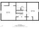 Detailed floor plan of the second floor of the home, including the layout of bedrooms, bathroom and hall at 805 S 11Th St, Lillington, NC 27546