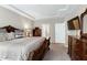 A main bedroom shows an ensuite bathroom and plenty of closet space at 823 Atticus Way, Durham, NC 27703