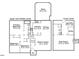 Detailed floor plan showcasing the layout of the home including bedrooms, kitchen, and living areas at 8341 Wynewood Ct, Raleigh, NC 27616