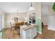 This room offers a view of the dining area, kitchen, and living room at 1008 Torredge Rd, Durham, NC 27712