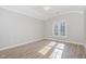 Empty bedroom space with wood flooring at 112 Solstice Cir, Cary, NC 27513