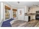Sunlit breakfast nook featuring a built-in bench and view of the lush outdoors at 112 Solstice Cir, Cary, NC 27513