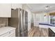 Bright kitchen with stainless steel appliances and a stylish backsplash at 112 Solstice Cir, Cary, NC 27513