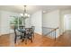 Cozy dining room with access to the outdoor deck, perfect for enjoying meals with a view at 1224 Manchester Dr, Raleigh, NC 27609