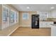 A well-lit kitchen and dining area offer ample space for food prep and entertaining at 1403 Fairground Road Rd, Dunn, NC 28334