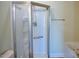 The bathroom includes a modern glass door shower with a silver frame at 159 Valhalla Dr, Timberlake, NC 27583