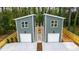 Charming two-unit home with garage and stairwell access, showcasing a unique design at 2728 Milburnie Rd, Raleigh, NC 27610