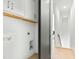 Bright laundry area features cabinets, modern appliances hookups and easy access at 2730 Milburnie Rd, Raleigh, NC 27610