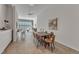 Bright dining area with a modern table, chairs, and stylish decor at 319 Fayetteville St # 509, Raleigh, NC 27601