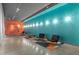 Modern lobby with stylish seating, colorful walls, and contemporary lighting, offering a welcoming entrance at 319 Fayetteville St # 509, Raleigh, NC 27601