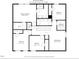 Upstairs floor plan showing bedrooms, laundry, and sitting room layout with dimensions for the home at 3517 Strawberry Patch Row, Raleigh, NC 27604