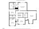 Second floor plan featuring bedrooms, bathrooms, and bonus room layout at 3621 Colby Chase Dr, Apex, NC 27539