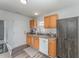 Bright kitchen with wooden cabinets at 38 Colonial Hills Dr, Lillington, NC 27546