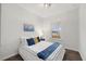 Cozy bedroom with a bright window, providing natural light, and stylish decor at 3800 Cross Timber Ln, Raleigh, NC 27603