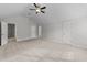 Spacious bedroom with carpet flooring and direct access to a door to the outside at 3811 Chehaw Dr, Raleigh, NC 27610