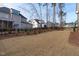 Backyard view showcasing the layout and curb appeal at 4508 Chandler Creek Pl, Apex, NC 27539
