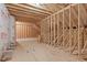 Unfinished attic space showing the frame and structure at 4508 Chandler Creek Pl, Apex, NC 27539