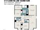 Second floor plan showing bedrooms, bathrooms, laundry, and loft at 5112 Lizard Tail Ln, Raleigh, NC 27603