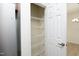 Convenient pantry with adjustable wire shelving for optimal storage in the kitchen at 528 Weather Ridge Ln, Cary, NC 27513
