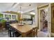 Dining area with view into kitchen and walk-in pantry at 613 S Fuquay Ave, Fuquay Varina, NC 27526