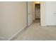 Bedroom with doorway to laundry area at 104 Hickory Glen Ln, Durham, NC 27703