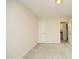 Spacious bedroom with doorway to bathroom at 104 Hickory Glen Ln, Durham, NC 27703
