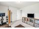 Spacious bedroom featuring neutral walls, carpet, and a folding screen at 105 Palladium Ct, Elon, NC 27244