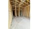 Spacious unfinished basement with exposed framing, ready for customization at 108 Pointe Park Cir, Holly Springs, NC 27540