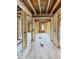 Interior view showcasing the framework of the home's entryway and future doorways at 108 Pointe Park Cir, Holly Springs, NC 27540