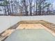 Spacious backyard featuring a privacy fence and a large patio area for outdoor enjoyment at 117 Woodson Dr, Clayton, NC 27527