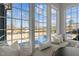 Bright breakfast nook features a large window with views of the pool and surrounding landscape at 1225 Perry Bluff Dr, Wake Forest, NC 27587