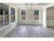 Dining room with coffered ceiling, chandelier, and large windows at 135 N Ridge View Way, Franklinton, NC 27525