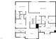 Detailed second-floor plan showing layout of bedrooms, bathrooms, and walk-in closets at 135 N Ridge View Way, Franklinton, NC 27525