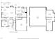 Floor plan showcasing the layout of the house with dimensions, including the garage, kitchen, and primary bedroom at 20 Wildflower Ln, Franklinton, NC 27525