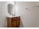 Bathroom with a vanity and a decorative mirror at 2017 Ollivander Dr, Cary, NC 27519