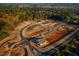 Panoramic aerial view of the Bentwinds Bluffs community featuring homesites and natural surroundings at 2313 Eagle Shot Ct # 29, Fuquay Varina, NC 27526