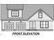 Detailed architectural drawing of the two-story home with a two-car garage and covered entryway at 2313 Eagle Shot Ct # 29, Fuquay Varina, NC 27526