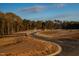 Curving street lined with trees and newly constructed homesites in Bentwinds Bluffs community at 2313 Eagle Shot Ct # 29, Fuquay Varina, NC 27526
