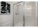 Shower features sleek glass enclosure, tiled walls, and modern fixtures at 237 Daniel Ridge Rd, Wendell, NC 27591