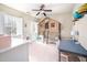 Playful room featuring a unique lofted bunk bed, a desk, and good light at 260 Culbreth Rd, Chapel Hill, NC 27516