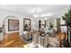 Sophisticated living room with hardwood floors, arched entries, and stylish furniture, creating a cozy atmosphere at 330 Tenney Circle, Chapel Hill, NC 27514
