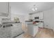 Well-equipped kitchen boasts granite countertops, stainless steel appliances, island, and modern finishes at 4207 Hampstead Village Dr, Durham, NC 27703