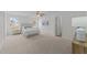 This main bedroom features dual windows and a ceiling fan at 4207 Hampstead Village Dr, Durham, NC 27703