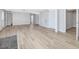 Large basement with laminate flooring and neutral paint, ready to be used as flex space at 427 Watson Rd, Efland, NC 27243