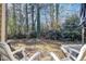 Serene backyard view, showcasing the natural beauty and peaceful ambiance of the property's outdoor space at 4705 Blue Bird Ct # C, Raleigh, NC 27606